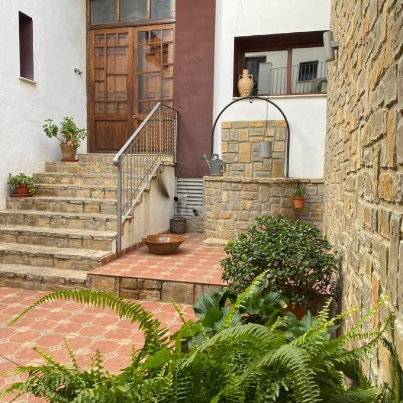 jardin casa rural chella